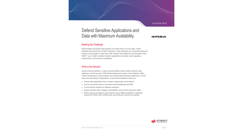 Defend Sensitive Applications and Data with Maximum Availability